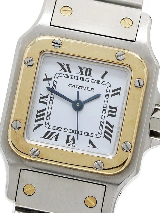 CARTIER Santos Galbee SM white Dial Automatic Ladies Watch_952358 main image 6